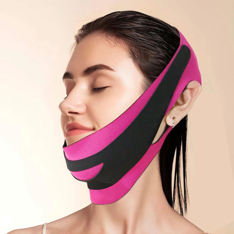 Lifting Belt - 1 Stück V-Linien-Gesichtsformer, elastisches Gesichtsstraffungsband für