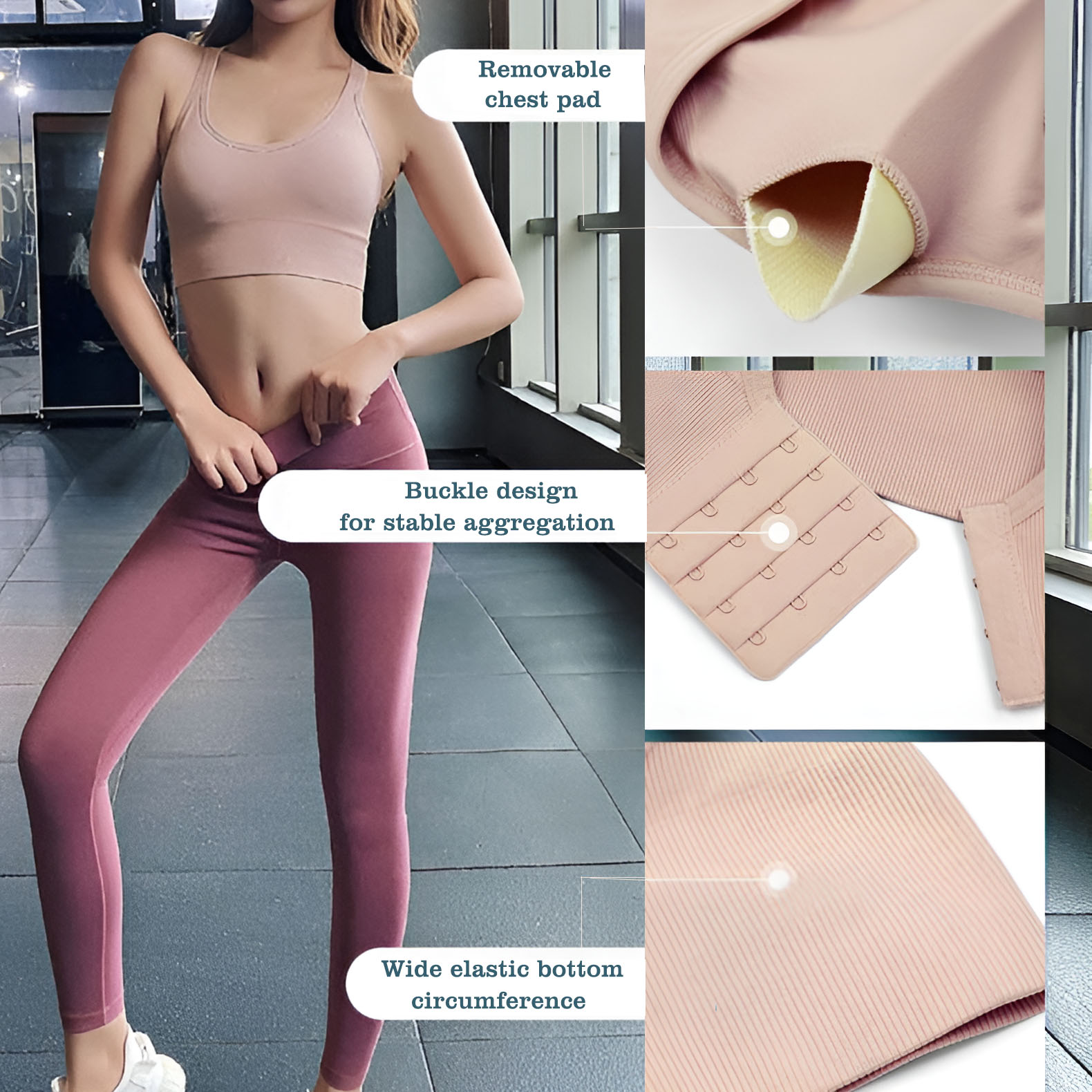 Damen-Sport-BH mit überkreuzte – Gymnastic Ring Bewertung und Preis